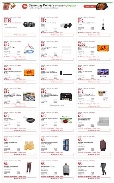 Costco Canada More Savings Weekly Coupons/Flyers: All Costco Wholesale Warehouses in Canada Until October 24