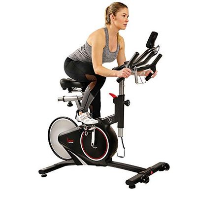 Sunny Health & Fitness Magnetic Rear Belt Drive Indoor Cycling Exercise Bike with RPM Cadence Sensor $616.97 (Reg $889.99)