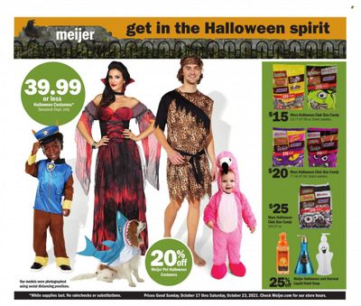 Meijer (IL, IN, KY, MI, OH, WI) Weekly Ad Flyer October 18 to October 25