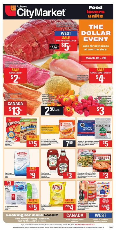 Loblaws City Market (West) Flyer March 19 to 25