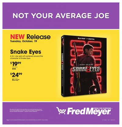 Fred Meyer Weekly Ad Flyer October 19 to October 26