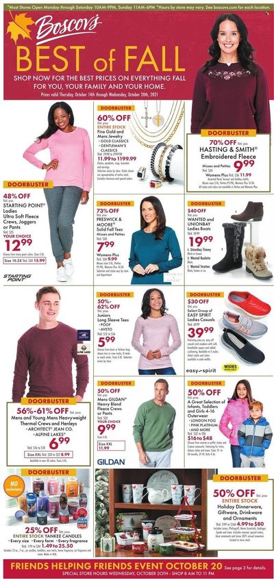 Boscov's (CT, DE, MD, NJ, NY, PA) Weekly Ad Flyer October 19 to October 26