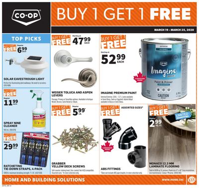 Co-op (West) Home Centre Flyer March 19 to 25
