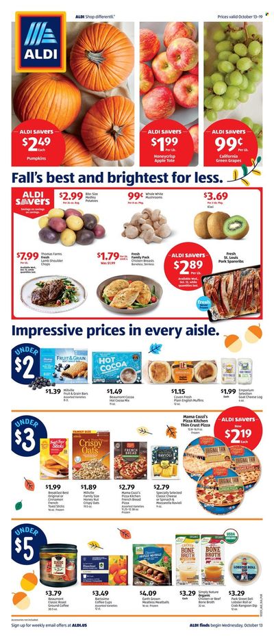 ALDI (AR, KS, MO, OH, OK) Weekly Ad Flyer October 19 to October 26