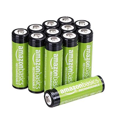 Amazon Basics 12-Pack AA Performance 2,000 mAh Rechargeable Batteries, Pre-Charged, Recharge up to 1000x $21.07 (Reg $24.27)