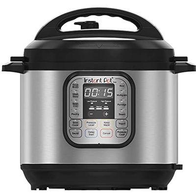 Instant Pot Duo Mini 3 Qt 7-in-1 Multi- Use Programmable Pressure Cooker, Slow Cooker, Rice Cooker, Steamer, Sauté, Yogurt Maker and Warmer, Stainless Steel and Black $59.98 (Reg $104.99)