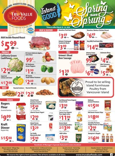 Tru Value Foods Flyer March 18 to 24