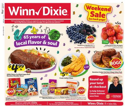 Winn Dixie (AL, FL, GA, LA) Weekly Ad Flyer October 19 to October 26