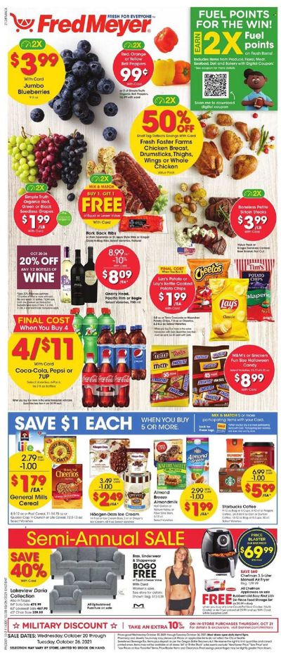 Fred Meyer Weekly Ad Flyer October 19 to October 26