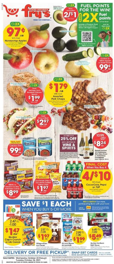 Fry’s (AZ) Weekly Ad Flyer October 19 to October 26