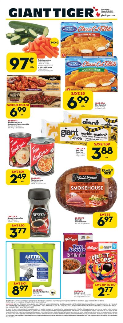 Giant Tiger (ON) Flyer October 20 to 26 Giant Tiger (ON) Flyer October 20 to 26