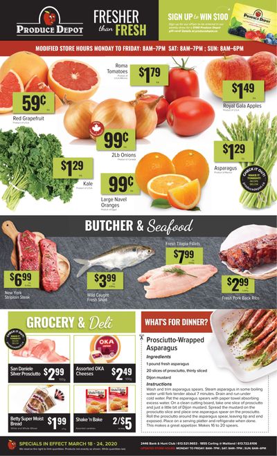 Produce Depot Flyer March 18 to 24