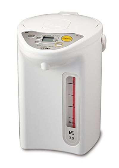 Tiger PIF-A30U-WU VE Mincom Electric Water Boiler and Warmer, 3-Liter, White $149.99 (Reg $169.99) Tiger PIF-A30U-WU VE Mincom Electric Water Boiler and Warmer, 3-Liter, White $149.99 (Reg $169.99)