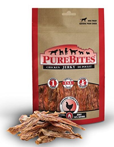 PureBites 1PBJK599Po12 Chicken Jerky 21.1 oz/599g Super Value Size Dog Treats, 1 Piece $29.59 (Reg $36.99)