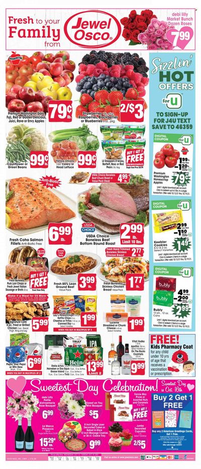 Jewel Osco (IN) Weekly Ad Flyer October 20 to October 27