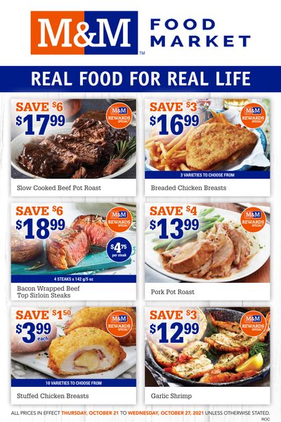 M&M Food Market (SK, MB, NS, NB) Flyer October 21 to 27