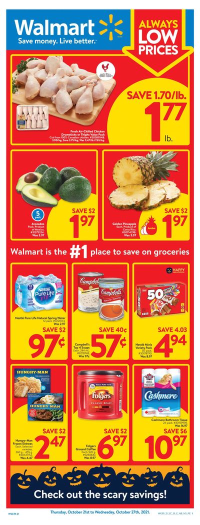 Walmart (Atlantic) Flyer October 21 to 27
