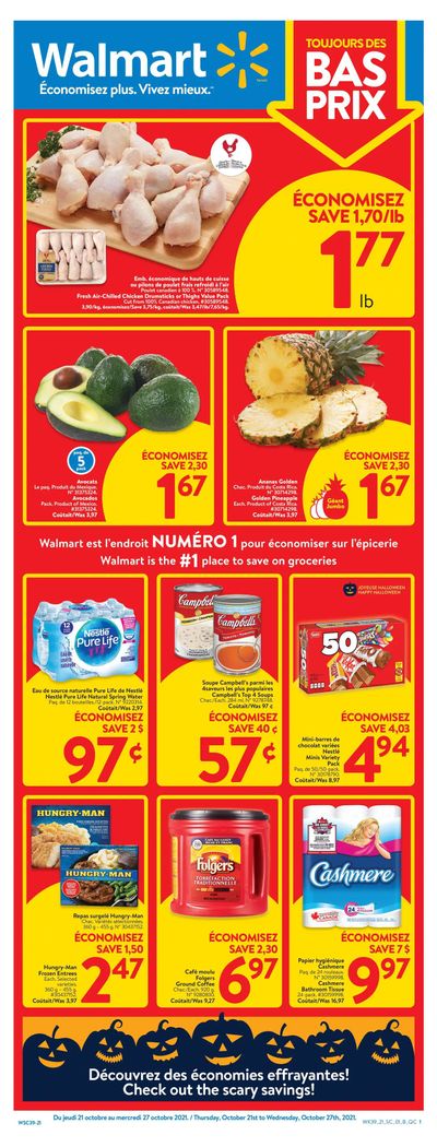 Walmart (QC) Flyer October 21 to 27