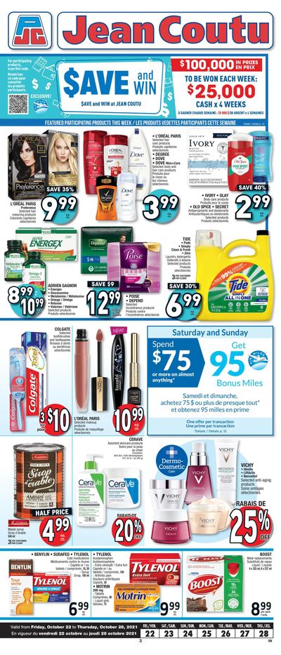 Jean Coutu (ON) Flyer October 22 to 28