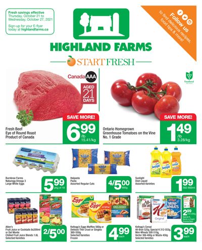 Highland Farms Flyer October 21 to 27