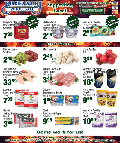 Bulkley Valley Wholesale Flyer October 21 to 27