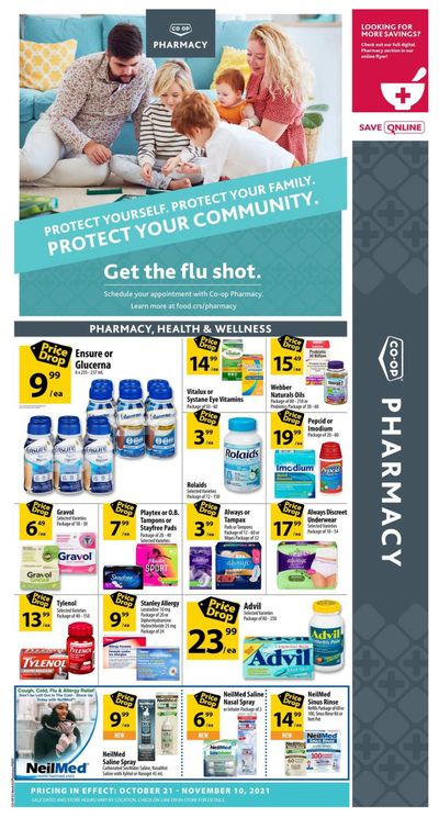Co-op (West) Pharmacy Flyer October 21 to November 10