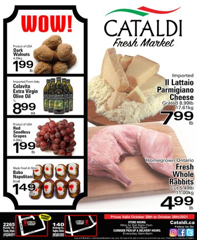 Cataldi Fresh Market Flyer October 20 to 26