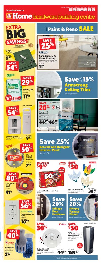 Home Hardware Building Centre (ON) Flyer October 21 to 27