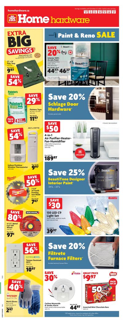 Home Hardware (ON) Flyer October 21 to 27