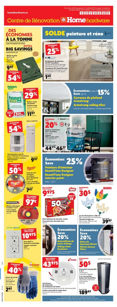 Home Hardware Building Centre (QC) Flyer October 21 to 27