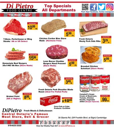 Di Pietro Food Centre Flyer October 21 to 27