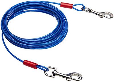 AmazonBasics Tie-Out Cable for Dogs up to 60lbs, 25 Feet $8.17 (Reg $11.99)