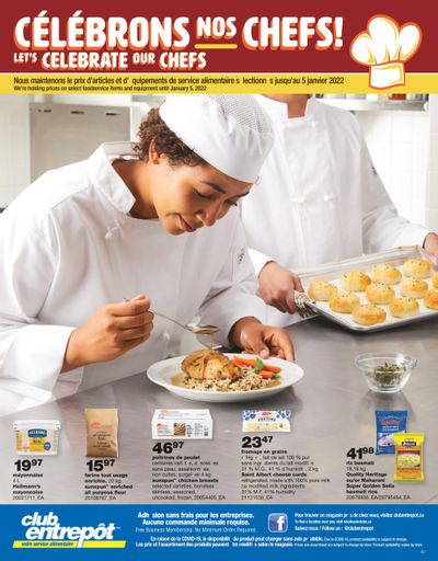 Wholesale Club (QC) Let's Celebrate Our Chefs Flyer October 21 to January 5