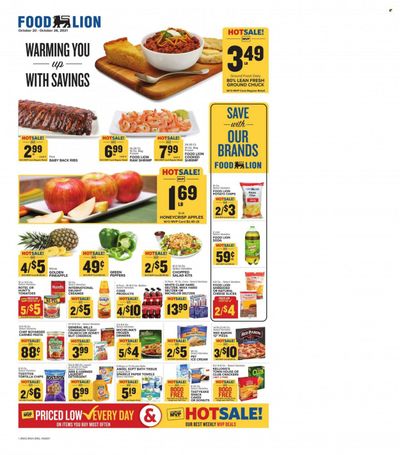 Food Lion (NC) Weekly Ad Flyer October 20 to October 27