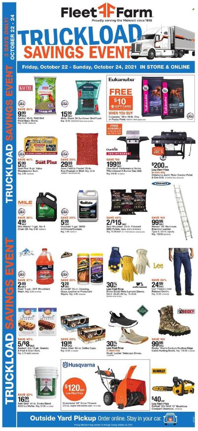 Fleet Farm (IA, MN, ND, WI) Weekly Ad Flyer October 21 to October 28
