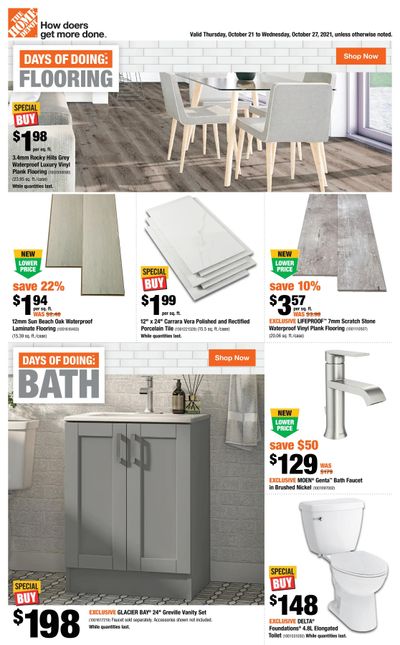 Home Depot (ON) Flyer October 21 to 27