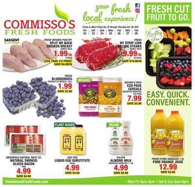 Commisso's Fresh Foods Flyer October 22 to 28