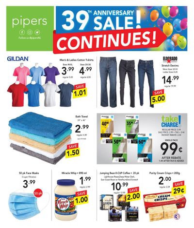 Pipers Superstore Flyer October 21 to 27