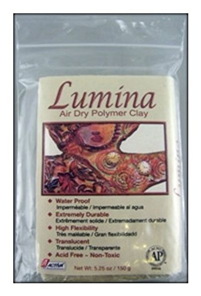 Activa 1500A Lumina Polymer Air Dry Clay, 5.29-Ounce, Translucent $16.34 (Reg $24.43)