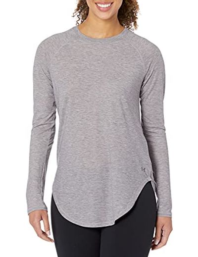 Under Armour Women's Standard Tech Short-Sleeve T-Shirt, Ash Plum (554)/Metallic Silver, Medium $27.76 (Reg $29.95)