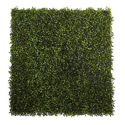 Nearly Natural Boxwood Mat (Set of 12), 12" x 10" x 1.75" $80.2 (Reg $173.99)