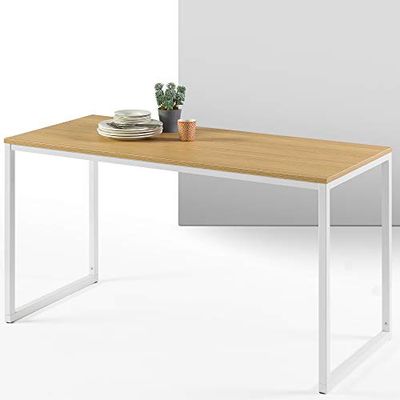 Zinus Modern Studio Collection Soho Rectangular Dining Table / Table Only / Office Desk / Computer Table, White $101.04 (Reg $118.87)