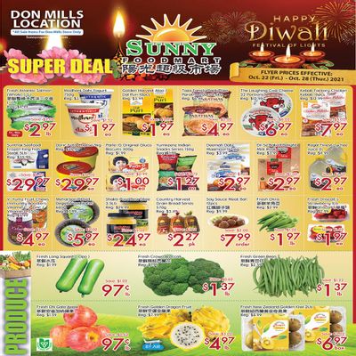 Sunny Foodmart (Don Mills) Flyer October 22 to 28