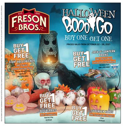 Freson Bros. Flyer October 22 to 28