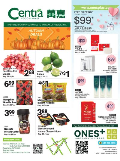 Centra Foods (North York) Flyer October 22 to 28
