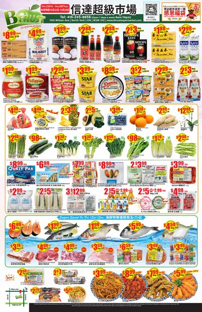 Btrust Supermarket (North York) Flyer October 22 to 28