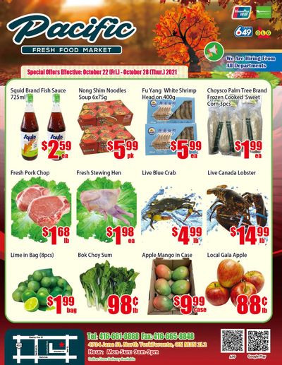 Pacific Fresh Food Market (North York) Flyer October 22 to 28