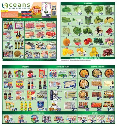 Oceans Fresh Food Market (Brampton) Flyer October 22 to 28