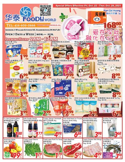 Foody World Flyer October 22 to 28