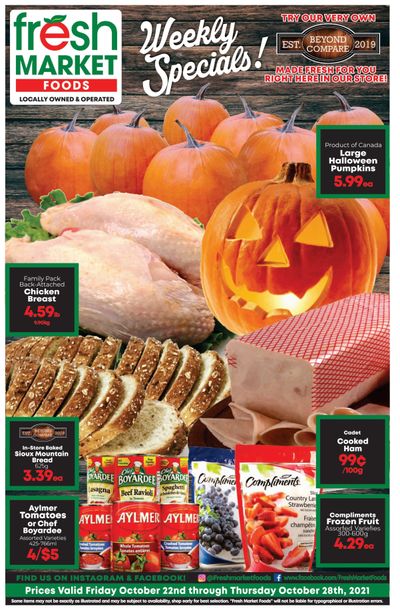 Fresh Market Foods Flyer October 22 to 28